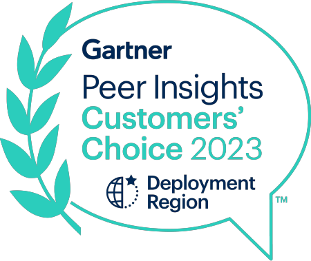 Gartner Peer insight - Auszeichnung „Customers' Choice“