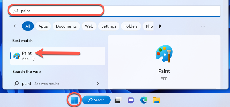 Bildschirmfoto auf Windows aufnehmen - Paint