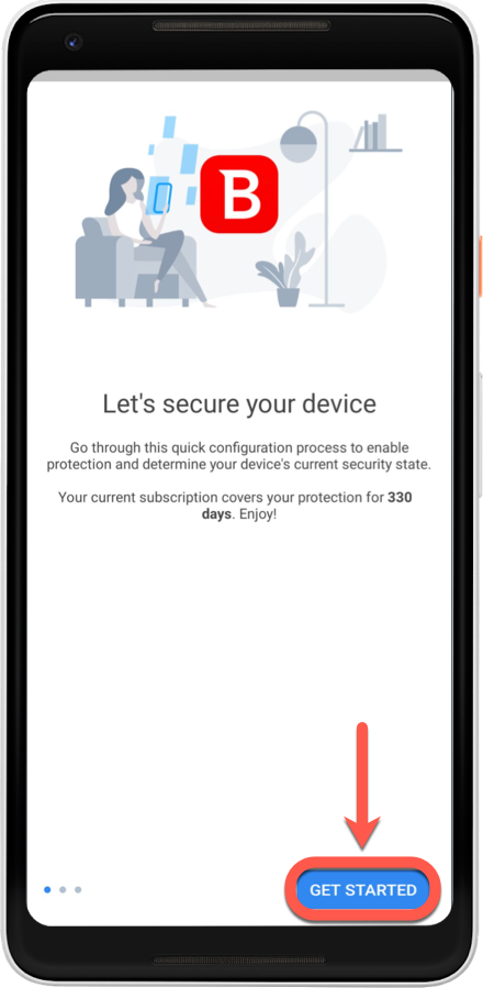 Tablet Android BitDefender Bitdefender Mobile Security 2022-3 Geräte 1 Jahr Smartphone 