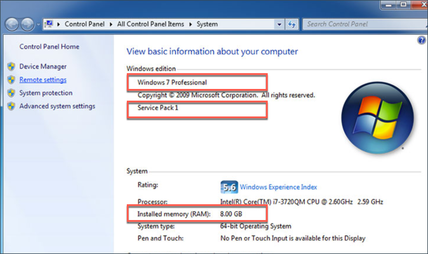 So überprüfen Sie die Systemanforderungen unter Windows 7
