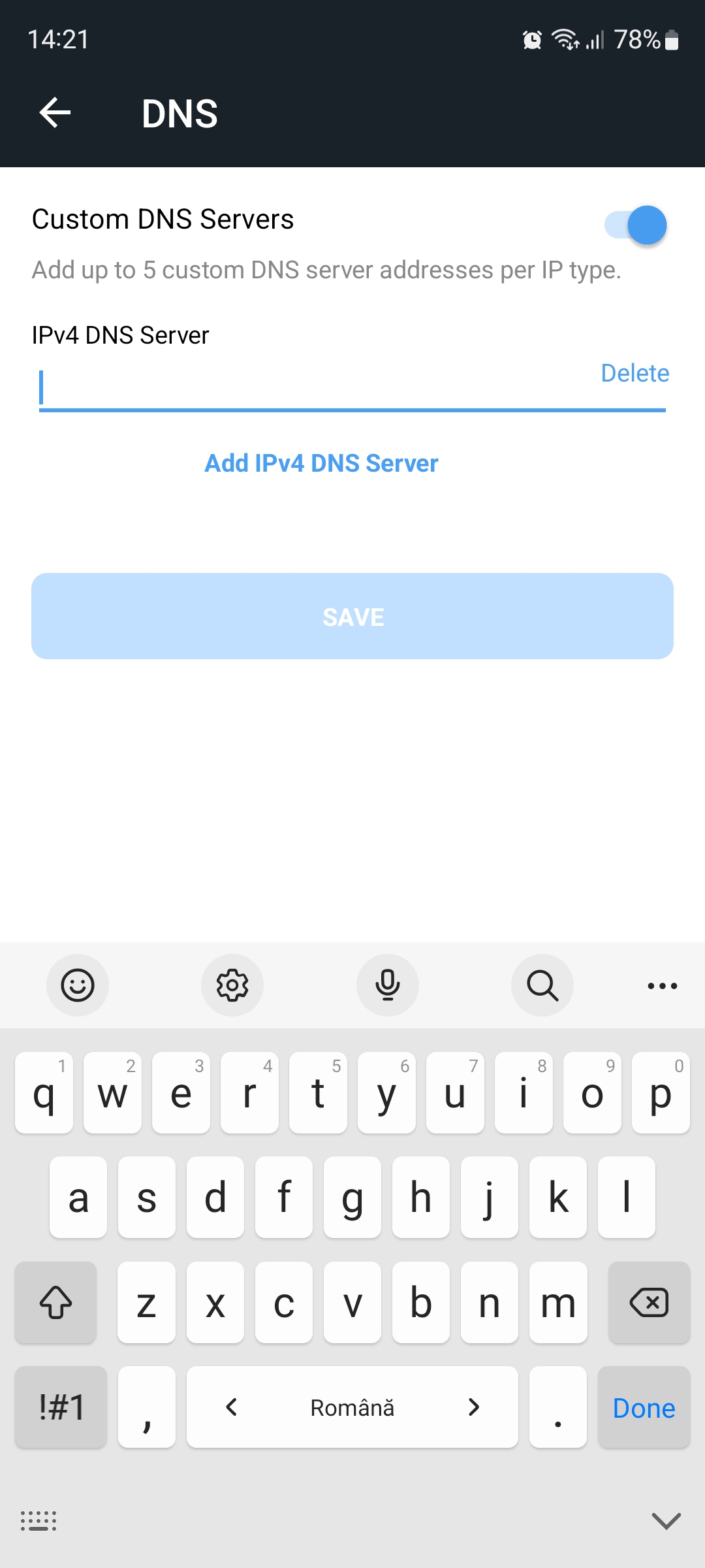 Konfigurieren eines benutzerdefinierten DNS in Bitdefender BOX