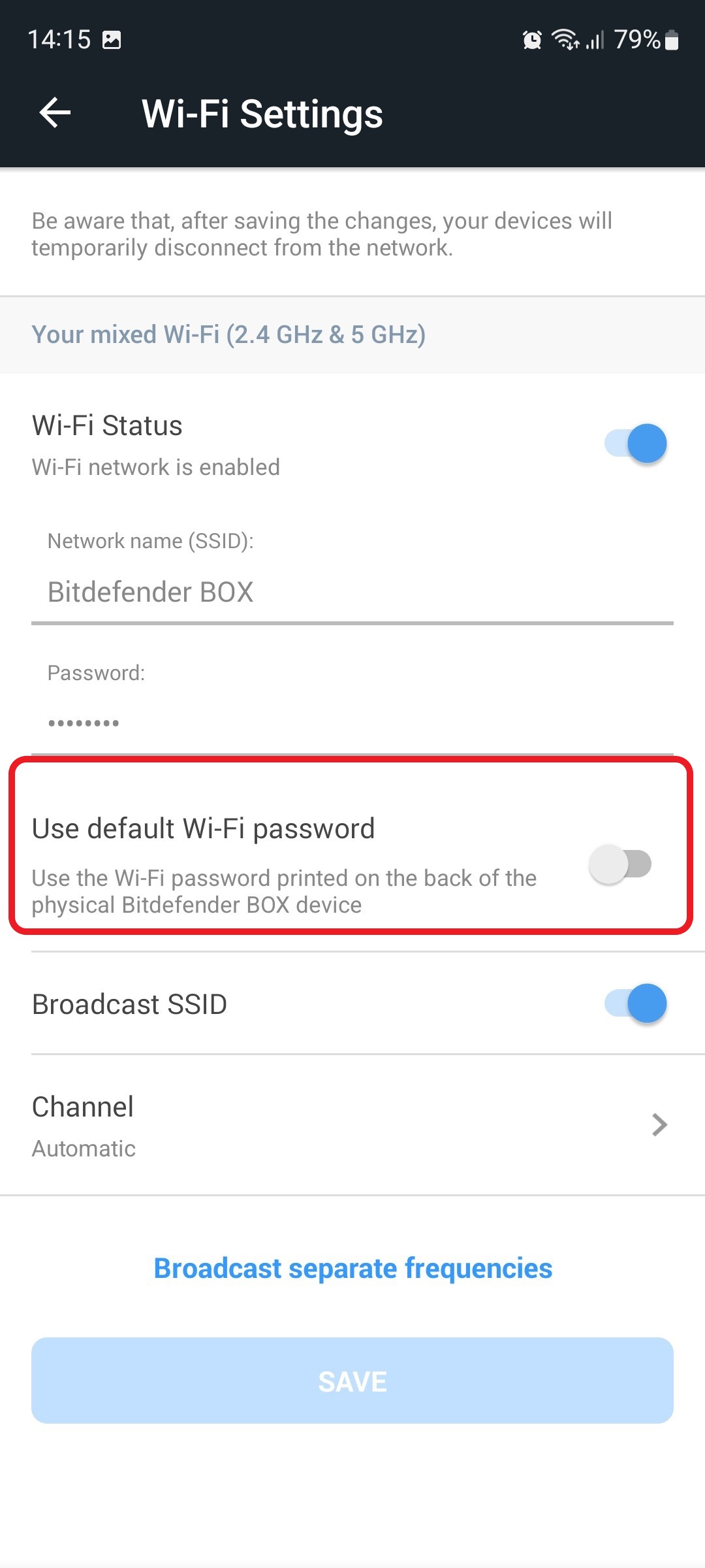 Wie Sie Ihr Bitdefender BOX WLAN-Passwort zurücksetzen